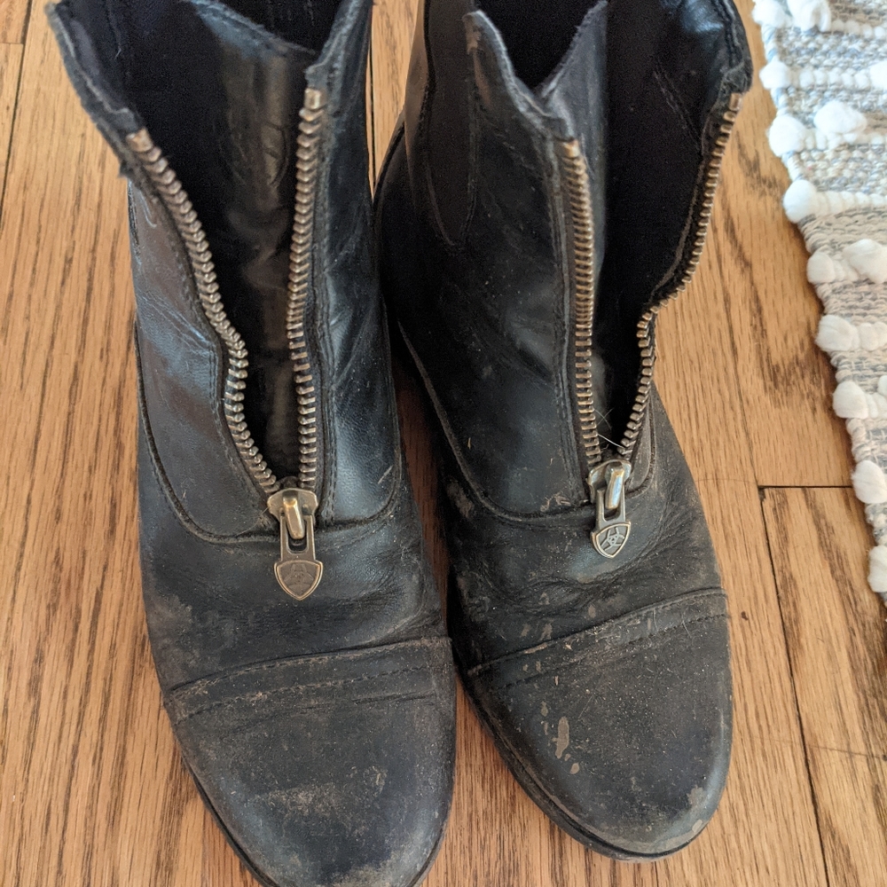 Ariat Scout Paddock Boots Size 6 zip up